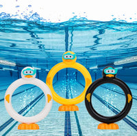 Summer Pool Toys Underwater Diving Games Dive Sticks Duck 3-Pack – Fun for Kids & Family - Duck Rings