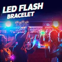 KIRALUMI 8 Pack LED Light Up Bracelets, 3 Modes - Orange - 8 PCS - image 4