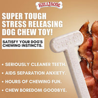 Bullibone Nylon Dog Chew Toy for Aggressive Chewers - Bacon / Small - 2 Pack - image 2