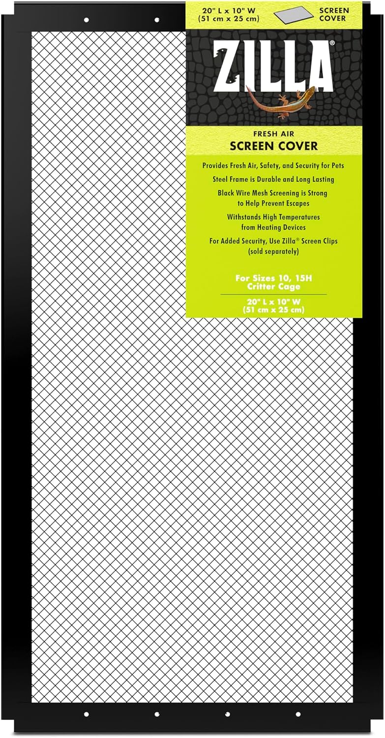 Zilla Fresh Air Screen Cover - 20" x 10"