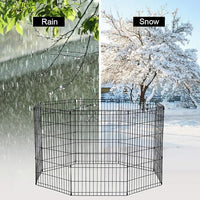 BestPet 36" Tall Dog Playpen Crate Fence Pet Kennel Play Pen Exercise Cage
