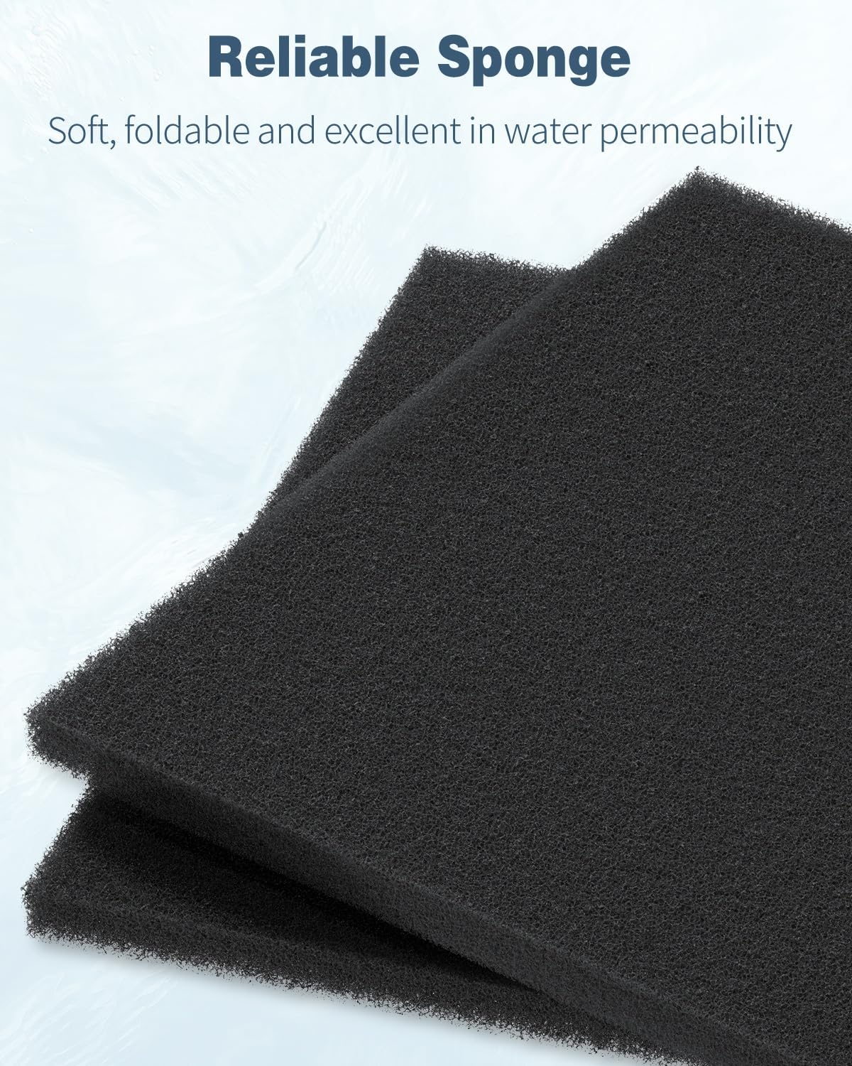 Pawfly 4 Pack Aquarium Bio Sponge Filter Media Pad - 4 Pack（30 PPI） - image 3