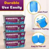 Cat Litter Refill Bags Compatible with Genie Easy Roll Litter Bin – Daily Care for Cats - 4 Packs - image 2