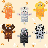 WATINC Hand Puppet Making Kit, Felt Sock Puppet Toys for Kids – Fun for Kids & Family - Dog A - image 4