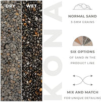 Ultum Nature Systems Controsand Kona Aquarium Sand (8L) - Freshwater Tank Substrate for Live Shrimp & Planted Aquariums