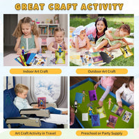 VKPI 4 Butterflies Foam Art Crafts Gift Kit - Dress Ups - image 4