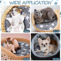 VitalCozy 2 pack of 16 inch self heating cat pads with star pattern - view 2