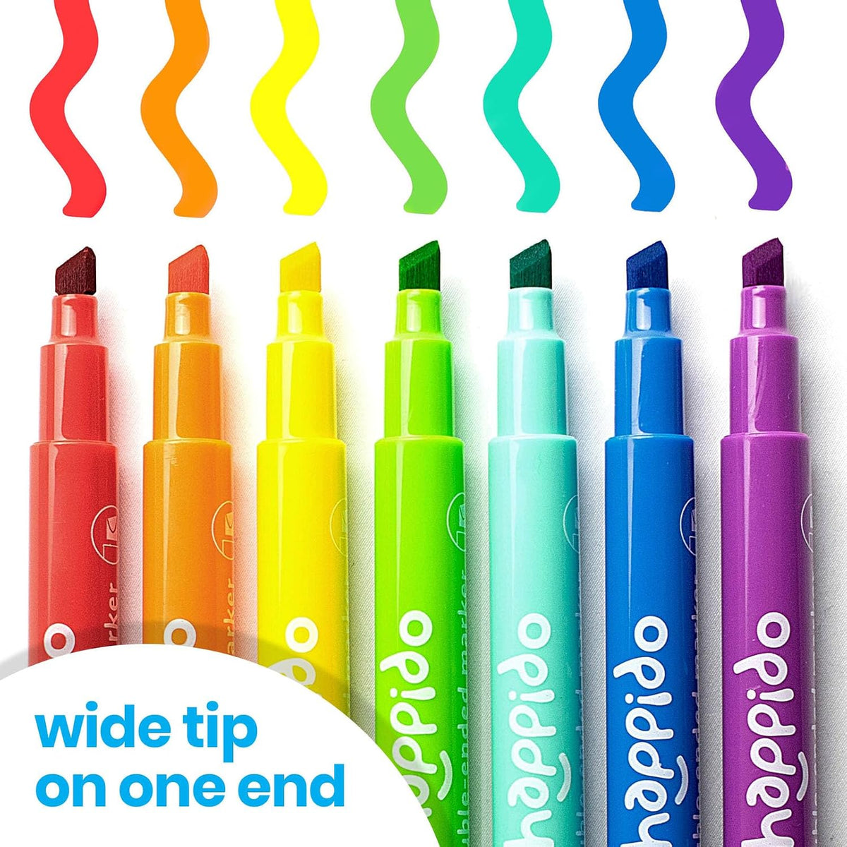 International Arrivals Happido Double-Sided Markers for Kids - 36 Count - Double Ended - image 4