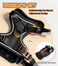 Cat Harness and Leash for Walking - Black / S (7-12lb) - image 2