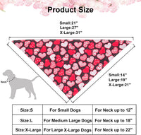 Halloween Dog Bandanas, L - X-Large / Valentine - image 4