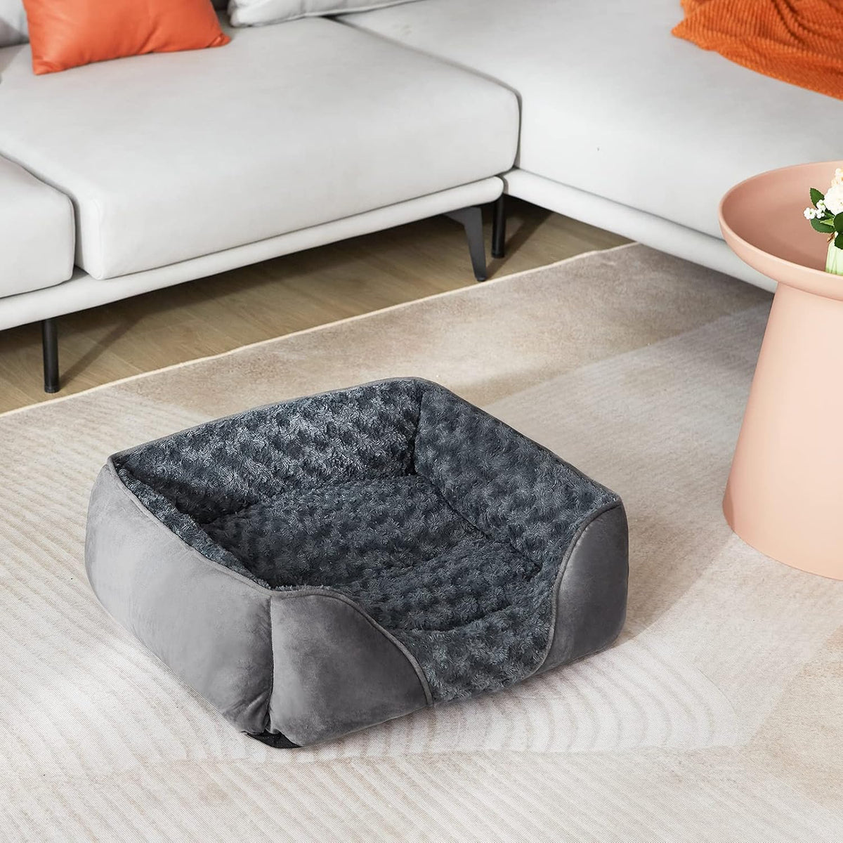 Rectangle Washable Orthopedic Dog Bed for Small - XL(35"x 25"x 9") / Grey - image 3