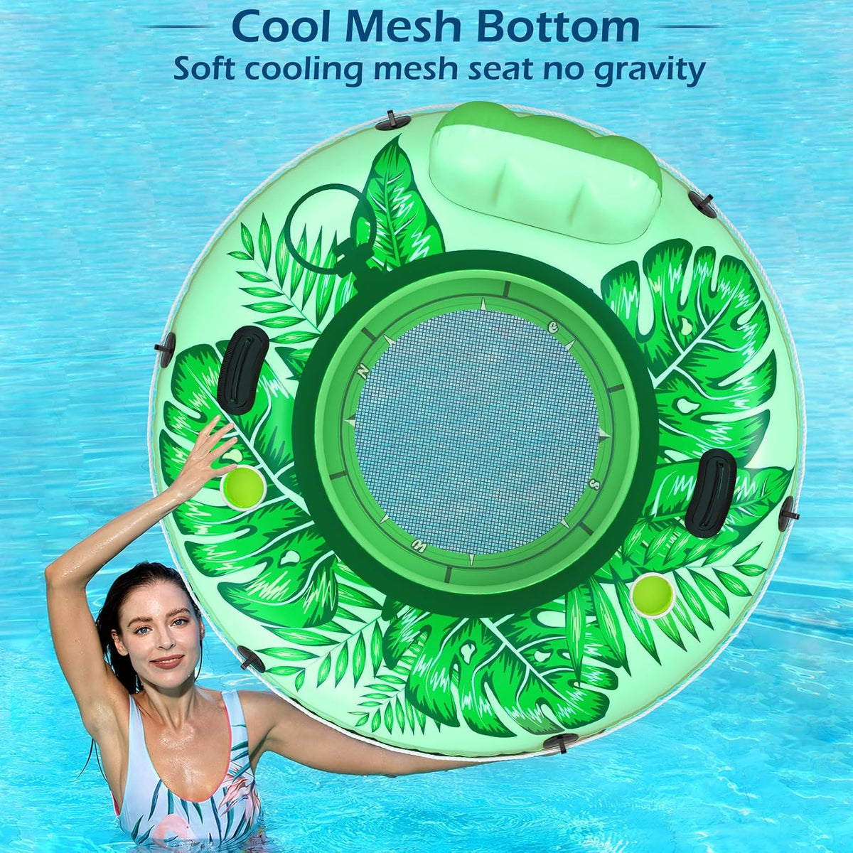 Jasonwell Inflatable River Tube Float - Large / Green - image 2