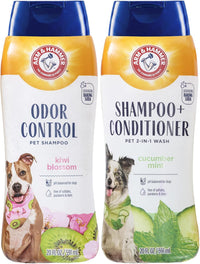 Arm & Hammer 2-in-1 Dog Shampoo and Conditioner - Kiwi Blossom & Cucumber Mint / 20 Fl Oz (Pack of 2) - image 2
