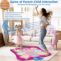 SUNLIN Dance Mat for Girls Ages 3-8 - Pink - image 3