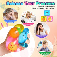 Squishy Fidget Toys Stress Cube - Easter - image 3