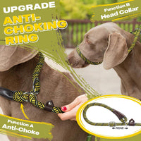 Fida Durable Slip Lead Dog Leash - Small (3/8" x 6 ft) / Yellow - image 3