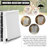 TonGass 10" x 18" Pet Door Flap Large Transparent Dog Door Flap - 1 / Large - image 3
