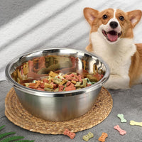 10 Pcs 8 Cup Metal Dog Bowls Stainless Steel Food Dish – Essentials for Dogs - 16 - image 4