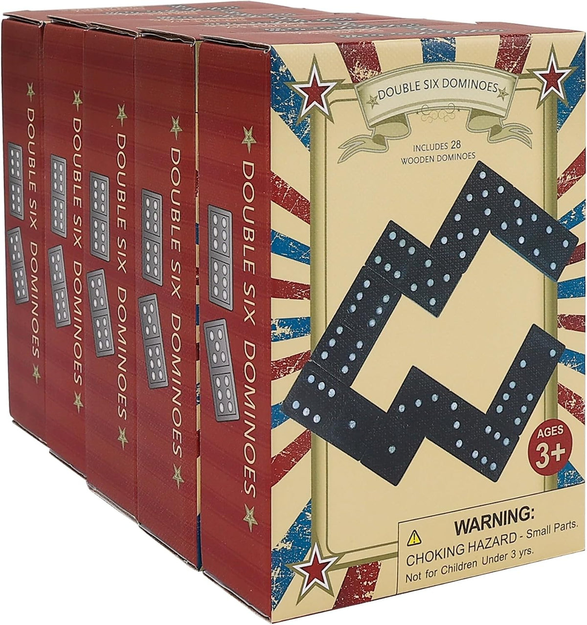 Offelec Double Six Dominoes Set - Double 6 Standard Dominoes