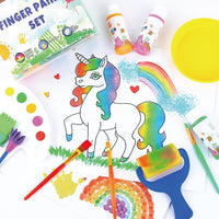 Early Learning Kids Paint Set Washable Finger Paint with Assorted - image 4