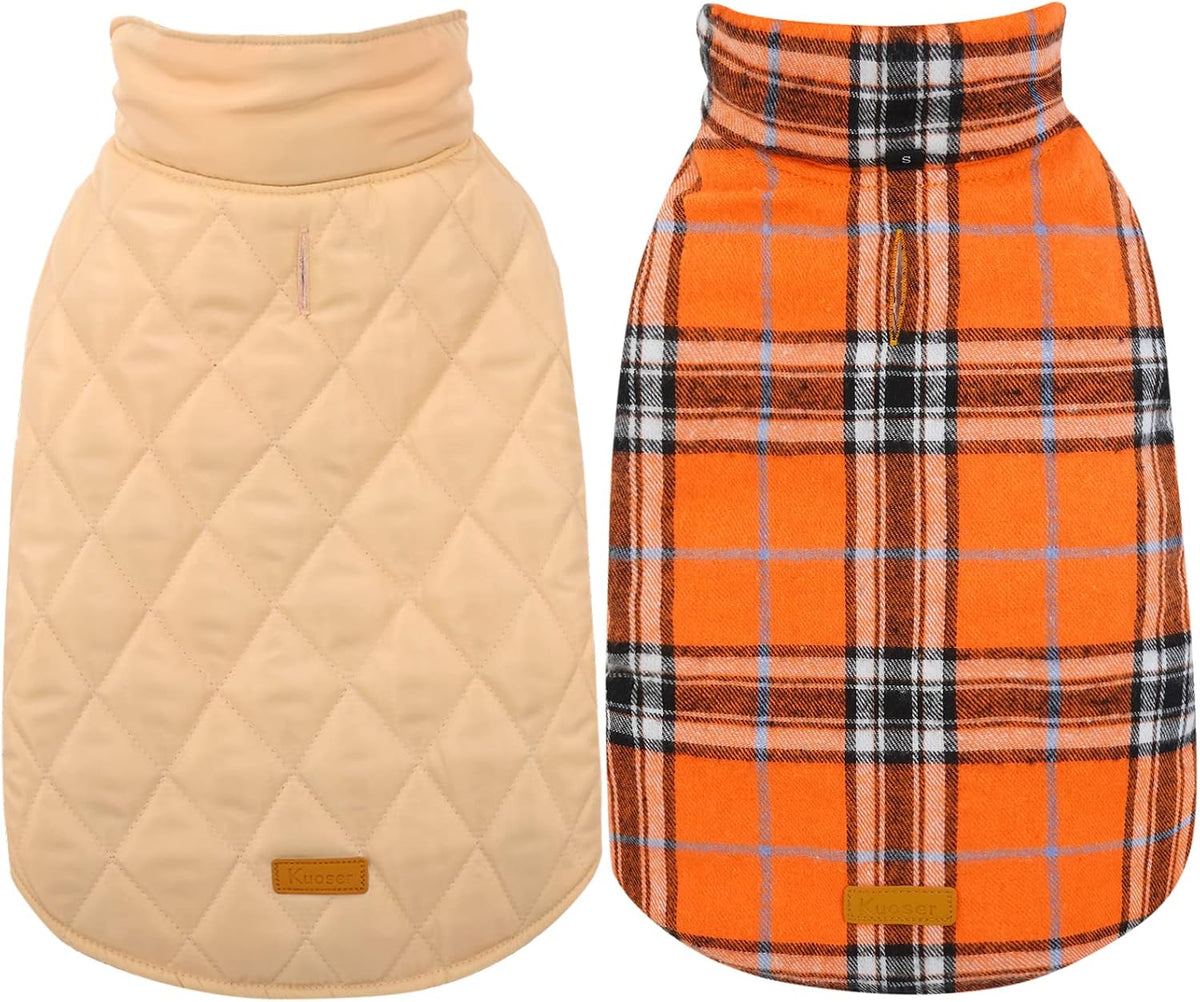 Kuoser Waterproof Dog Coat - Orange / X-Small (Pack of 1)