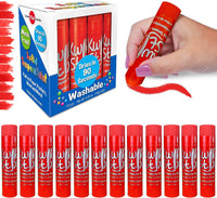 Kwik Stix solid tempera paint sticks, 12 pack in light blue, twist-up washable paint - view 5