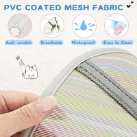 Supet Soft Air Mesh Cat Recovery Cone Alternative for Small Kittens, Lightweight Anti Scratch Head Cone