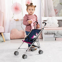 Bayer Design Doll Buggy - Folding Stroller for Dolls up to 18 Inches, Blue – Fun for Kids & Family - Blue/Pink - image 2