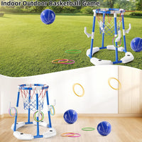 NIPLOOOW Pool Basketball Hoop - Floating Basketball Hoop-Blue - image 4