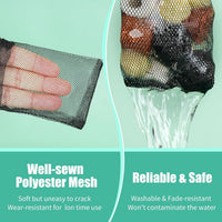 AQUANEAT 10pcs Aquarium Filter Media Bags - 3" x 4" - image 2