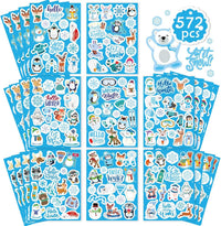 DUJAA 640-piece fall stickers for kids with pumpkins, leaves and scarecrows - view 9
