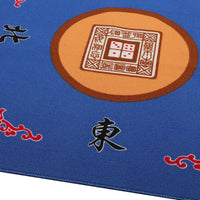 Mahjong Mat with 3 Dice & Carrying Bag - Blue - image 3