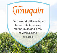 Nutramax Imuquin Immune Health Supplement Powder for Cats, with Beta Glucans, Marine Lipids, Vitamins and Minerals, 30 Packets, Updated Version