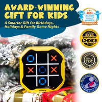 GiiKER Tic Tac Toe Bolt, 4-in-1 Electronic Game for Kids Ages 6+ – Fun for Kids & Family - Green - image 4