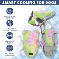 Spark Paws Dog Cooling Vest, Evaporative Summer Cooling - Neon Purple / X-Large - image 4