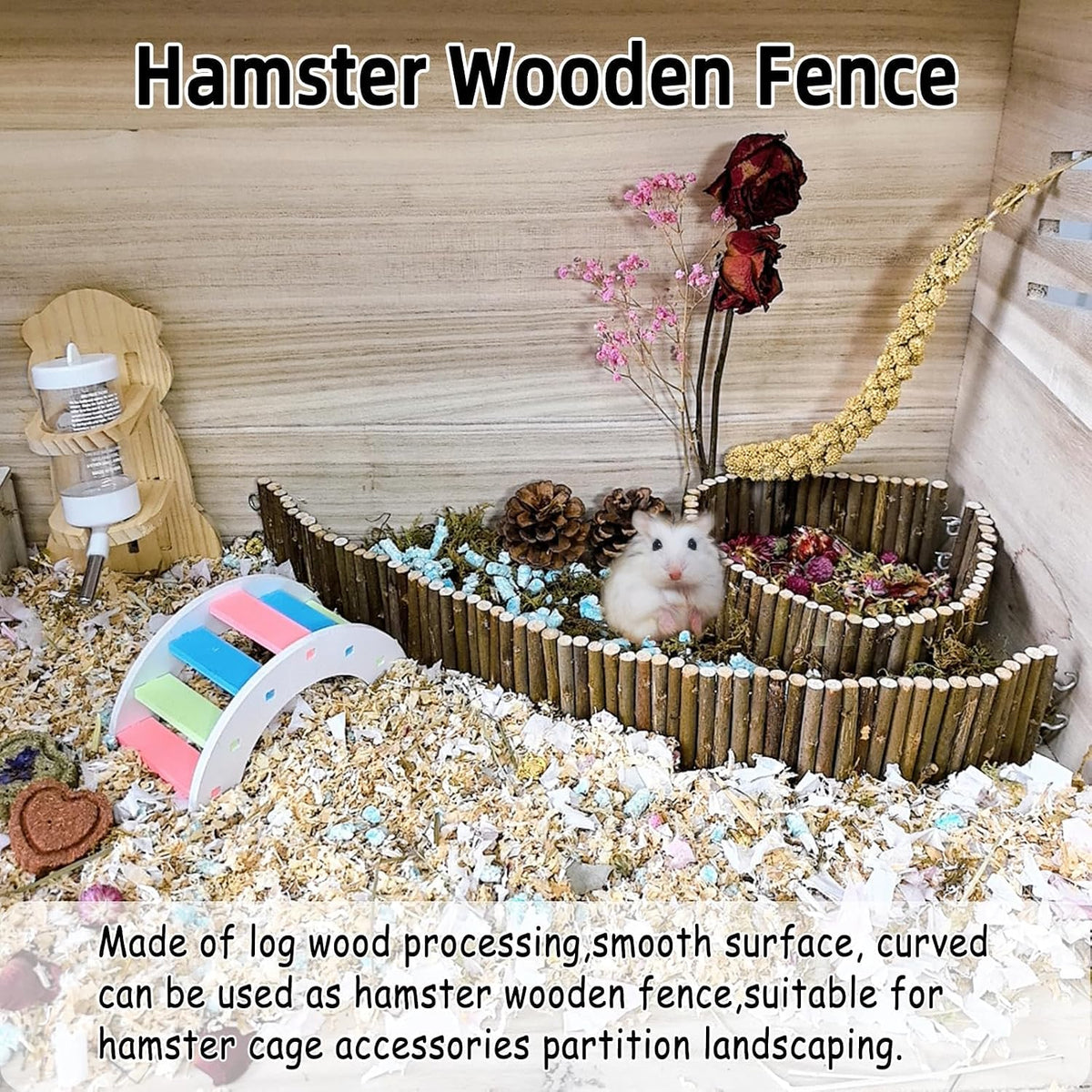 2-Pack Rat Bendy Long Suspension Bridges 19.7 x 2.7 Inch Hamster - 2PCS 19.7x2.7in - image 4