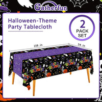 Gatherfun Ice Cream Party Supplies: 2-Pack Ice Cream Birthday Party - Purple Hallooween - image 2