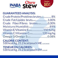 INABA Churu Stew for Cats Senior 10+, Side Dish Pouch, 1.4 Ounces per Pouch, 12 Pouches Total, Chicken Recipe