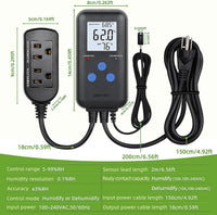 DIGITEN Humidity Controller with Temperature Display for Reptile - image 2