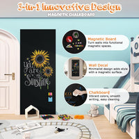 Magnetic Whiteboard Contact Paper - Black X 2pcs / 47.2"W x 18"H - image 3