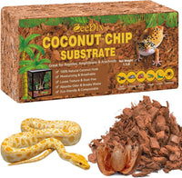 10LBS Coconut Husk Chip Substrate for Reptiles - 1 Pack