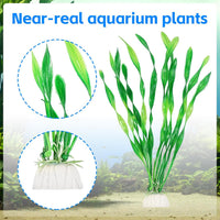 AQUANEAT Fish Tank Artificial Plants - 8inch - image 4