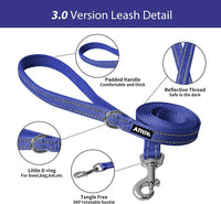 AIITLE Small Dog Harness and Leash Set, Step-in Puppy Pet Vest - M(Chest: 16 - 18") / Royal Blue - image 4