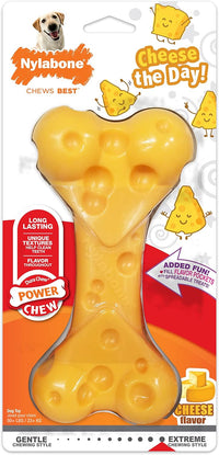 Nylabone Lobster Power Chew Toy for Dogs - Cheese 1 Pack / 1 Count (Pack of 1)