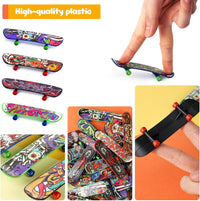 POPLAY 50-pack of mini finger skateboards with assorted graffiti-style graphics - view 3