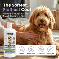 Puppy Shampoo and Conditioner, Tearless Puppy Wash - Dog Shampoo - Lavender - image 2