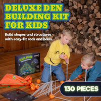 KiddyPlay Mega Forts - 130 Piece Fort Building Kit for Kids – Fun for Kids & Family - image 2