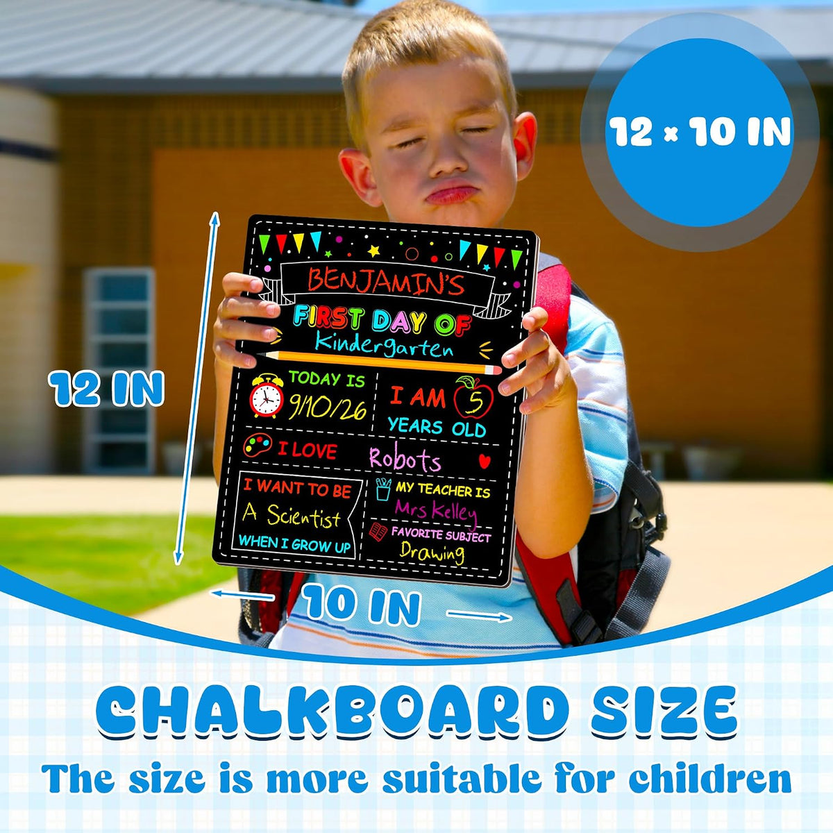 Double-Sided First Day of School Board - 1 - image 3