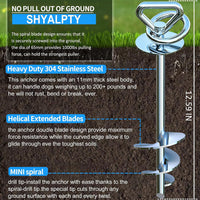 Dog Tie Out Cable and Stake for Camping - dog stake+30ft cable - image 3