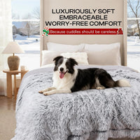 Luciphia Calming Waterproof Dog Blanket - Mist Grey / 40"x50" - image 4